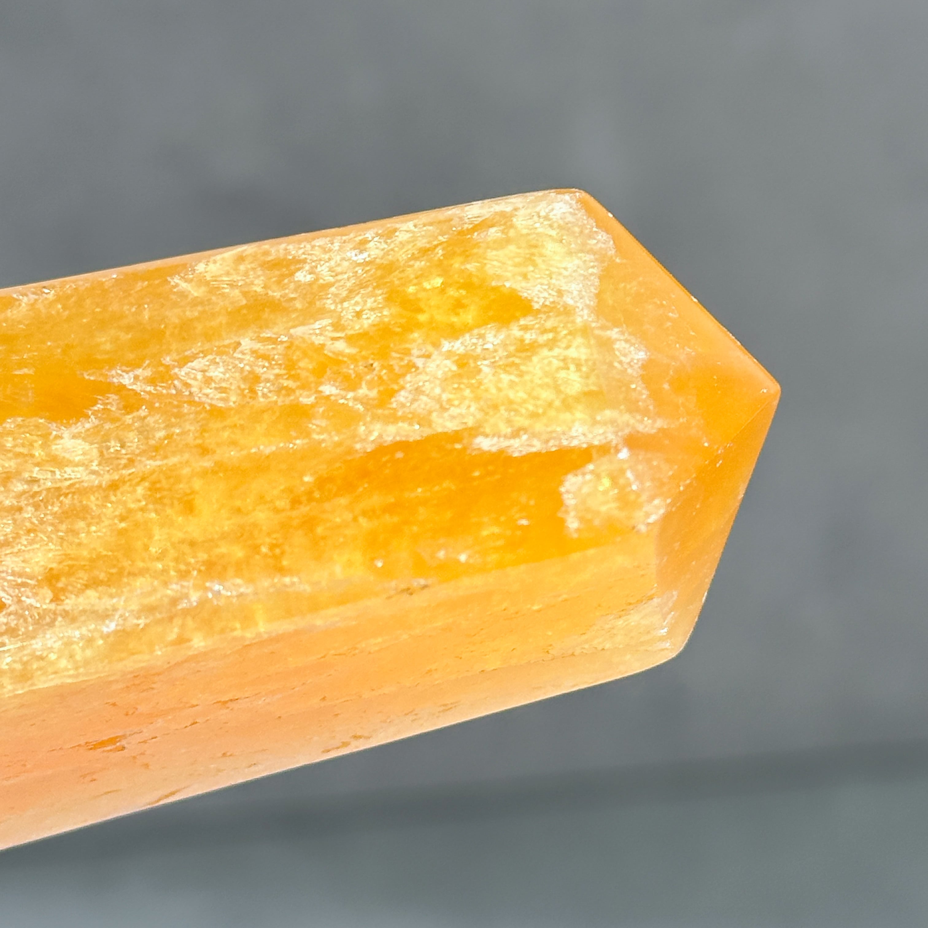 オレンジカルサイト タワー型81◇ Orange Calcite ◇天然石・鉱物