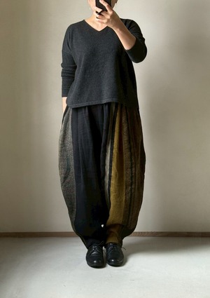 35)  ボンズ ウールミックス  BK/YE  玉木新雌 tamaki niime