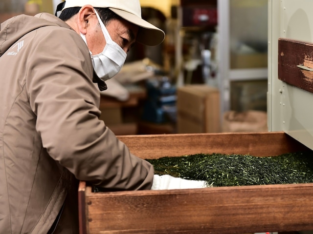 自家製乾燥火入かぶせ茶【宇治田原】《京都　宇治産》