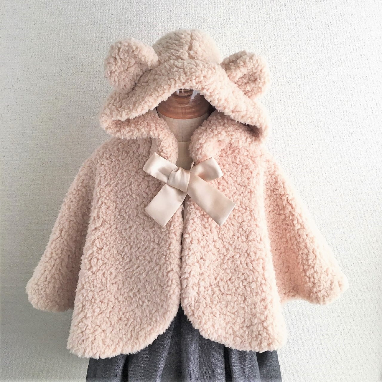 フード付きマント 70 90サイズ 型紙 作り方のセット Toｰjk 1802 子供服の型紙ショップ Tsukuro ツクロ