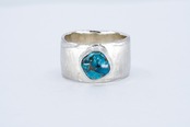 R-111 Bark Ring(L) turquoise