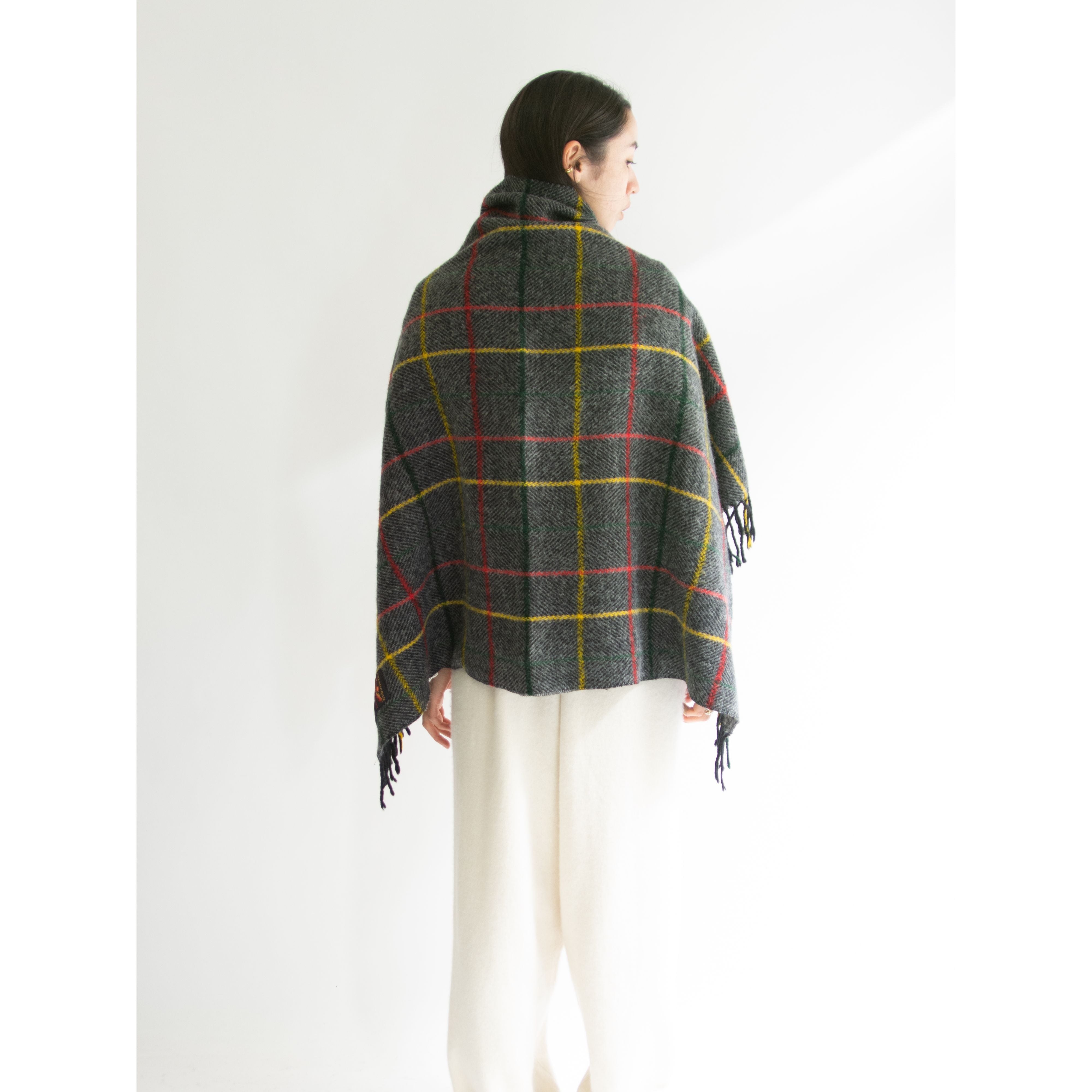 【CREAGARAN】Made in Scotland 100% Wool Check Blanket（スコットランド製 ウールチェックブランケット）