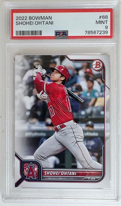Shohei Ohtani 2022 Bowman PSA 9
