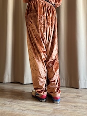 ethnic design velour set up-5095-1