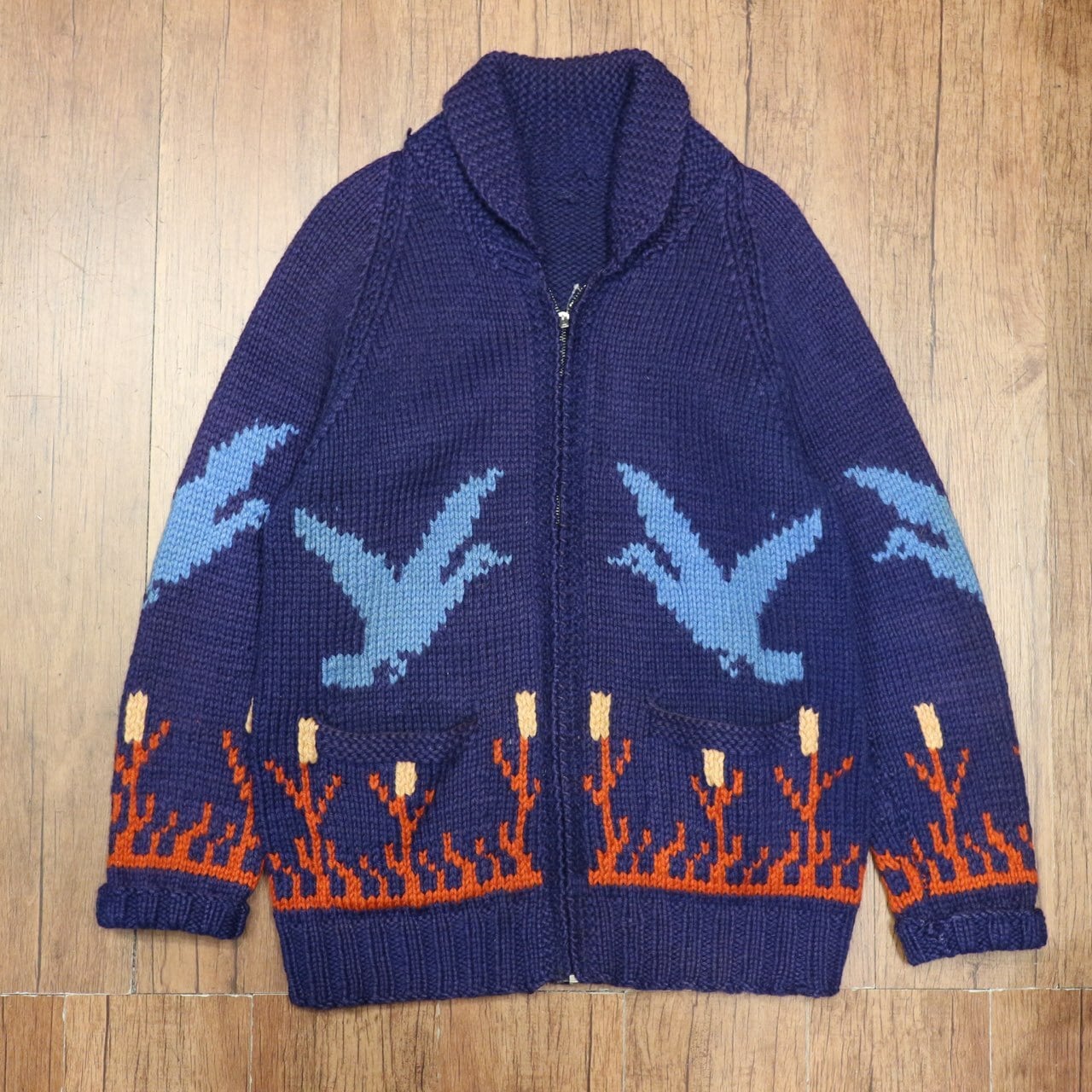 カウチンセーター 古着 ヴィンテージ L程度/カウチンニット ykk カウチンセーター 古着 ヴィンテージ L程度/カウチンニット ykk