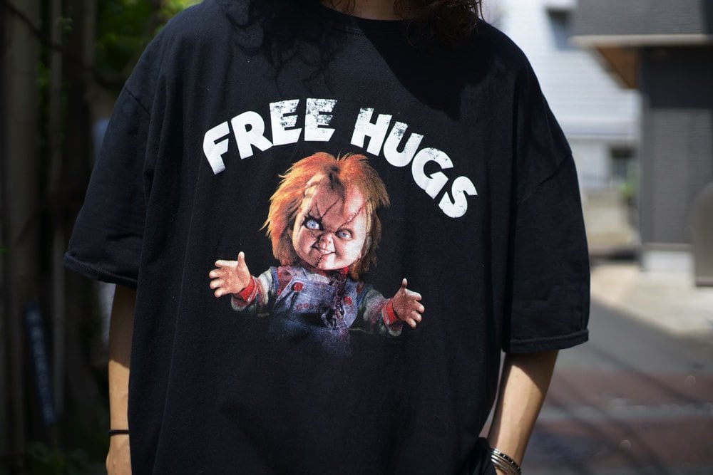 Vintage Parody Print T-shirt [Chucky 