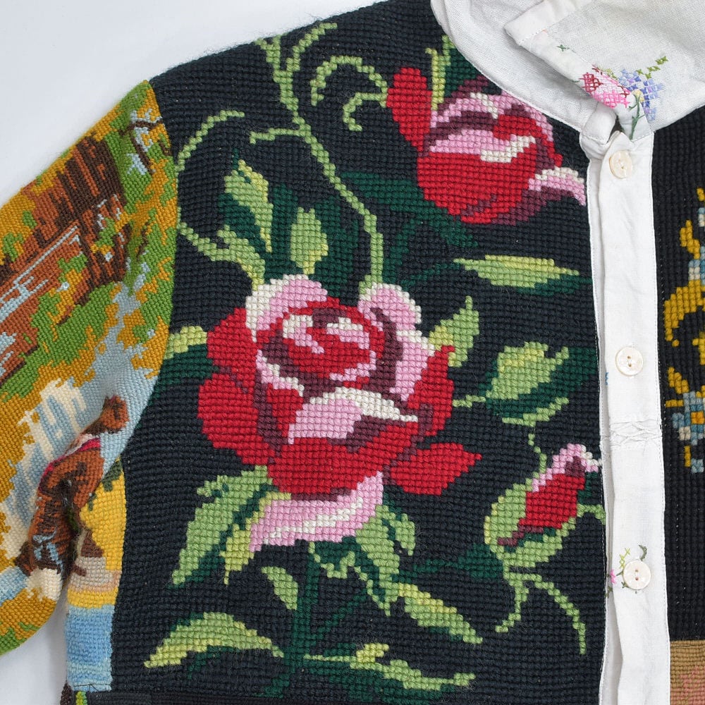 Remakeリメイク ハンドメイド テキスタイル パッチワーク デザイン 再