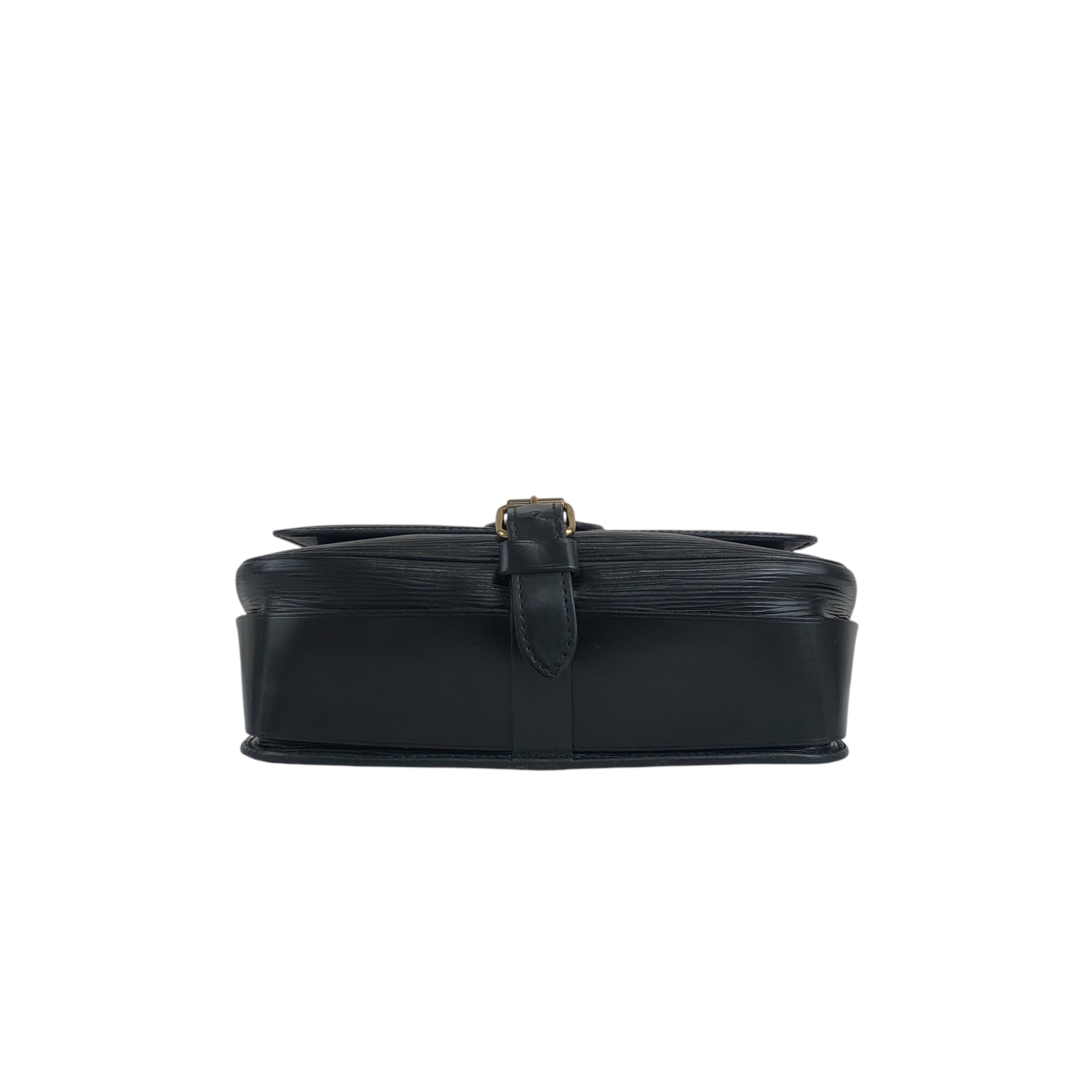 【ヴィンテージ】ルイヴィトン エピ カルトシエール M52242 ショルダーバッグ LOUIS VUITTON ルイヴィトン エピ ショルダーバッグ ブラック レザー