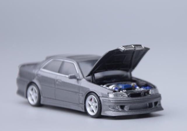 MODEL1 1/64 トヨタ チェイサー JZX100 カスタムバージョン ガンメタル
