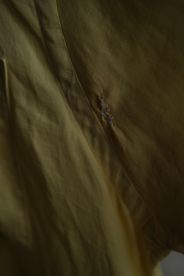 OK/90's "Polo by Ralph Lauren" CALDWELL silk linen open collar shirt/yellow