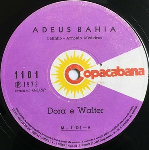 Dora E Walter『Adeus Bahia / Unificacao -7inch-』