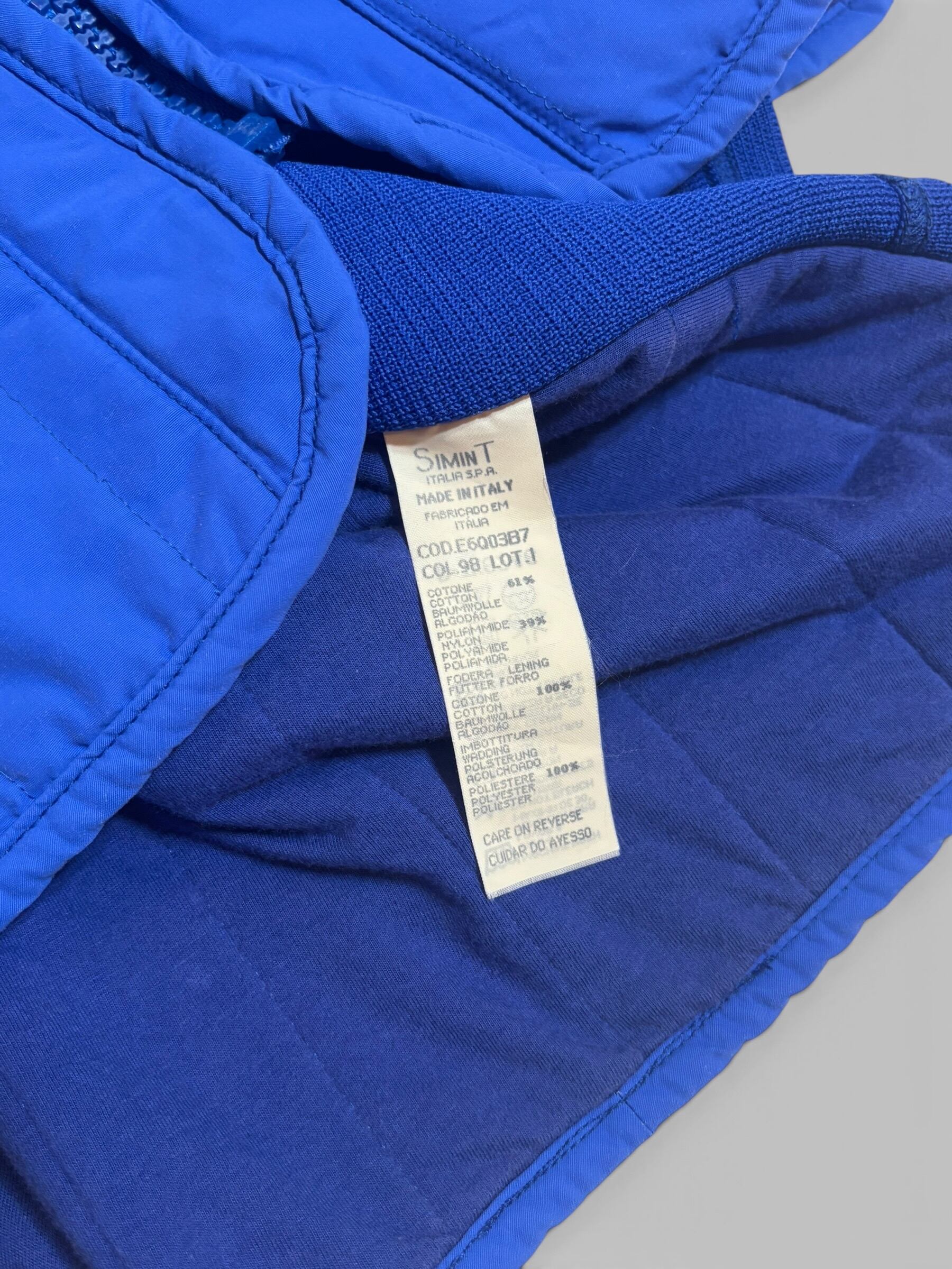 1990's armani jean padded vest | Eazy Breezy