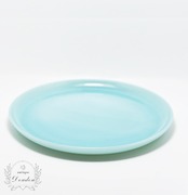 Fire King ファイアーキング ターコイズブルー ディナープレート【sa624】