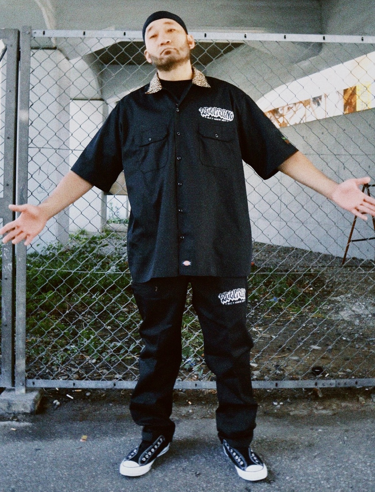 十影プロデュース】半袖 Dickies Set-Up - Black | THE 17VINE