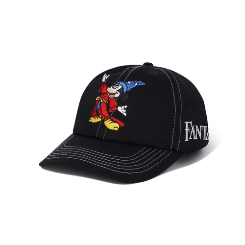 BUTTER GOODS × DISNEY FANTASIA 6 PANEL CAP BLACK