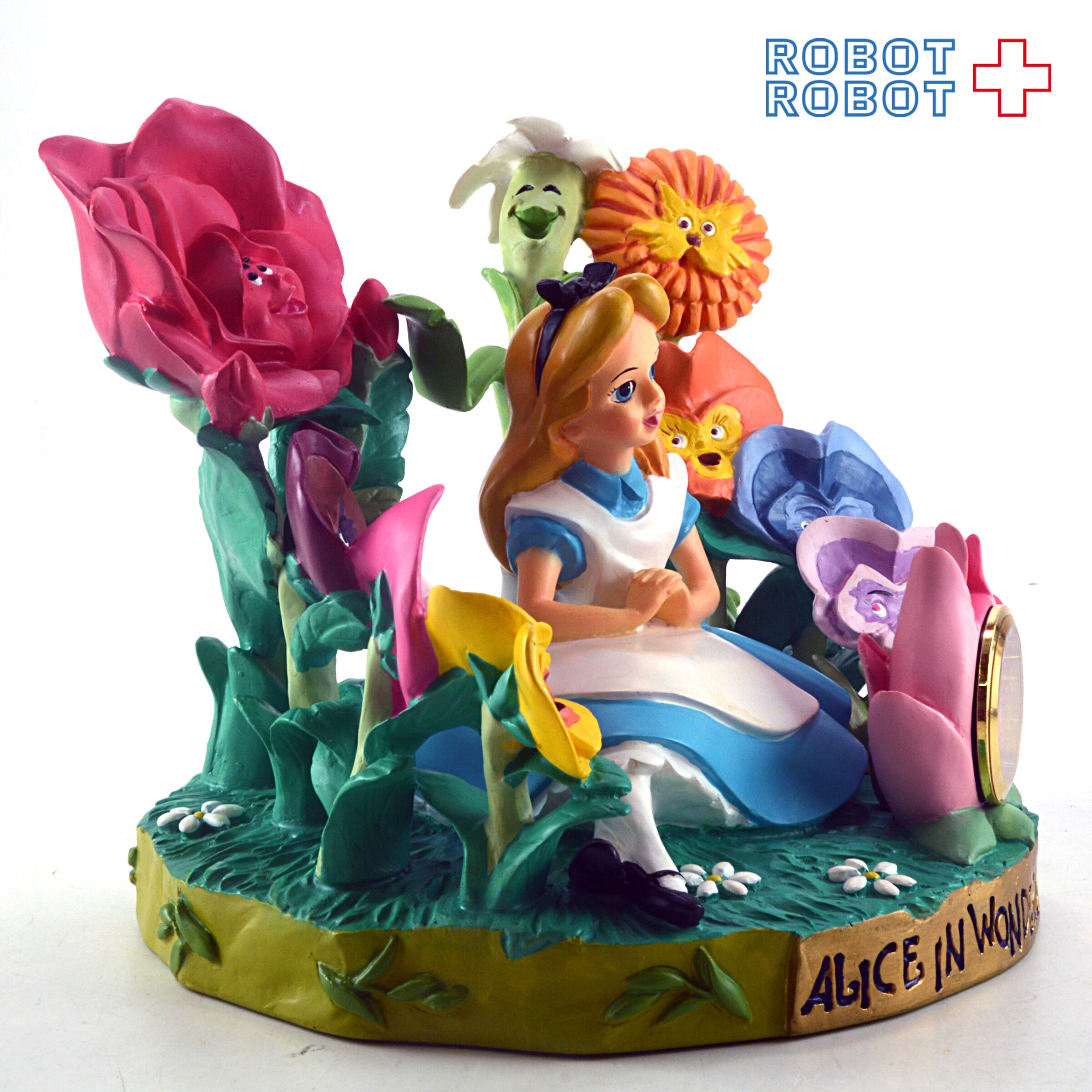 新品未使用】ディズニー 不思議の国のアリス 置き時計 写真立て セット