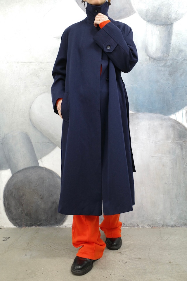 90's Wool gabardine light coat