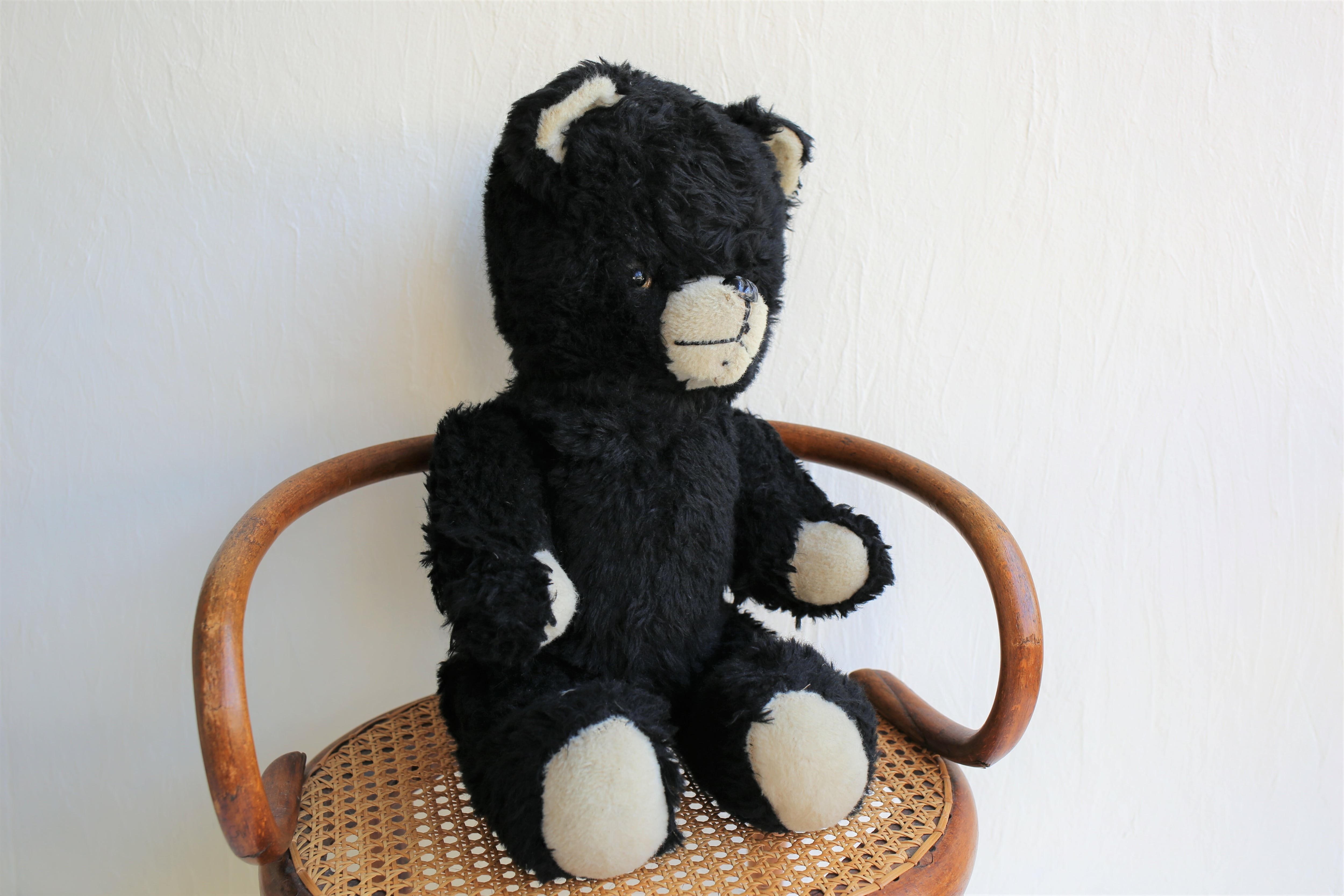 フランス アンティーク ヴィンテージ テディベア 大きめのクロクマ