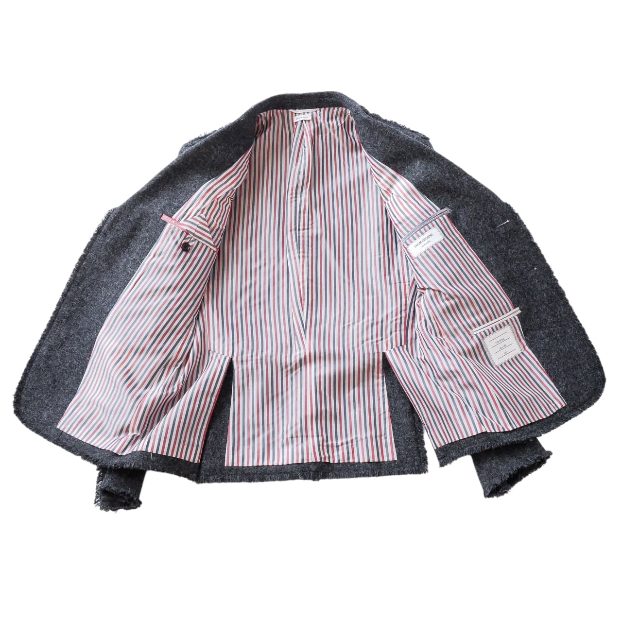 中古 THOM BROWNE トムブラウン ツイード ジャケット サイズ1 G 中古 THOM BROWNE トムブラウン ツイード ジャケット サイズ1 G