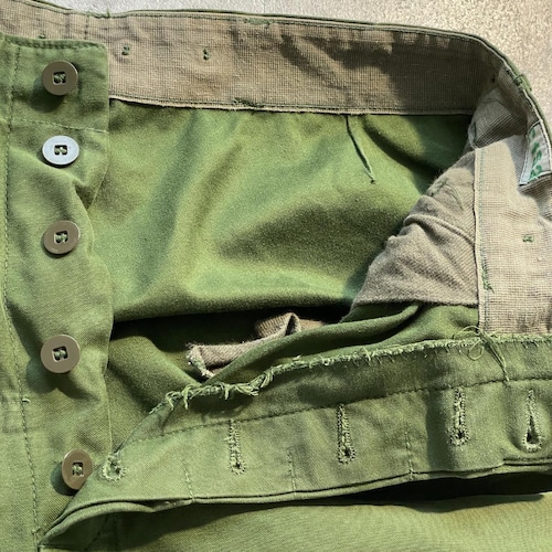 60s スウェーデン軍 実物 M-59 フィールドパンツ C152 w32 詳細写真3