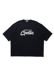 Embroidery Oversized S/S Tee (PRODUCTION OF COOTIE) - Black -