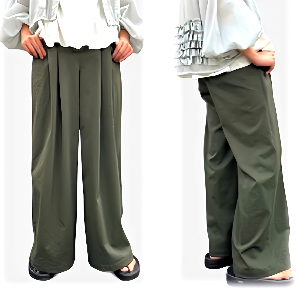 ayane アヤン タックワイドパンツ 834611 | Select Shop kotojiya 