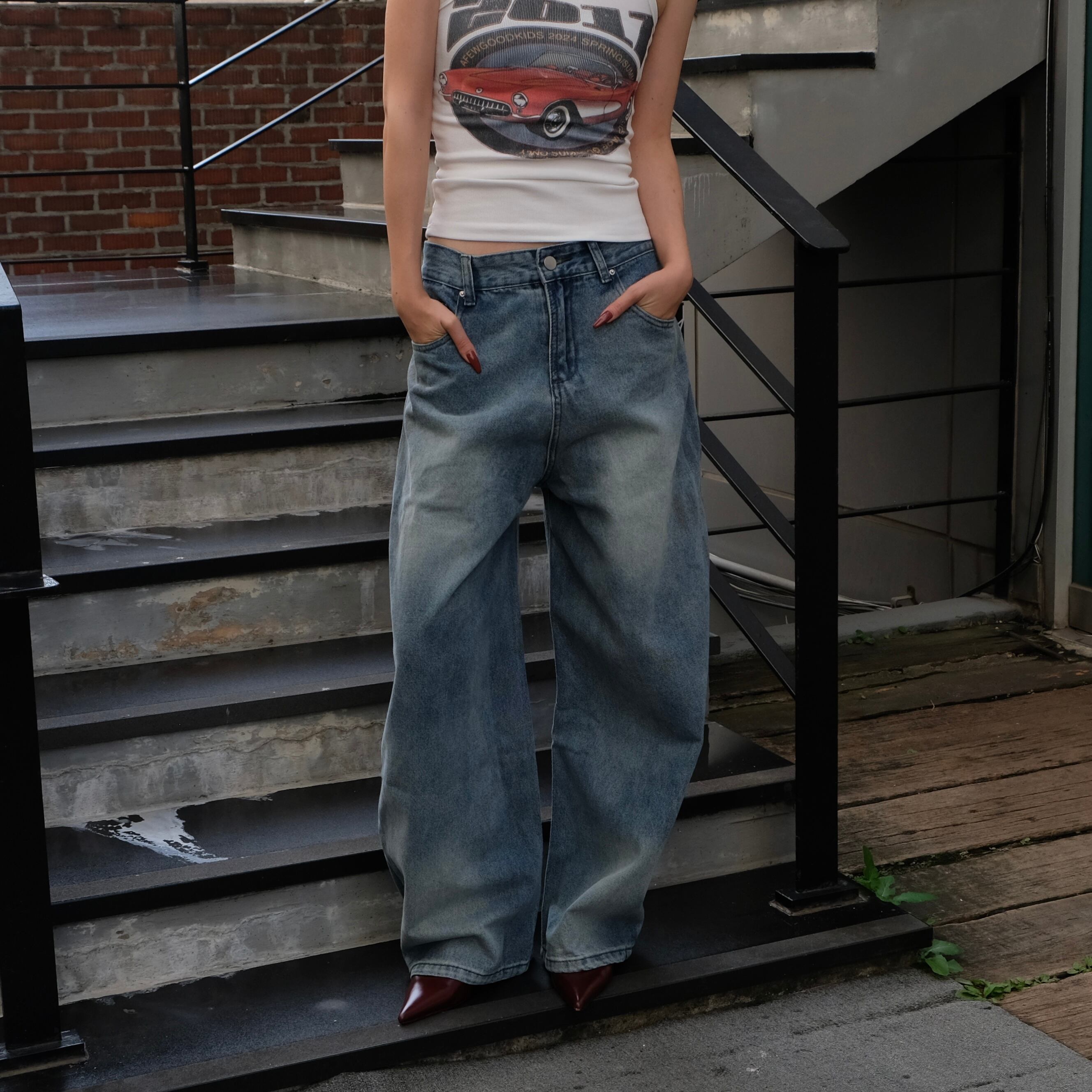 EMBROIDERED VINTAGE DENIM | FELIM