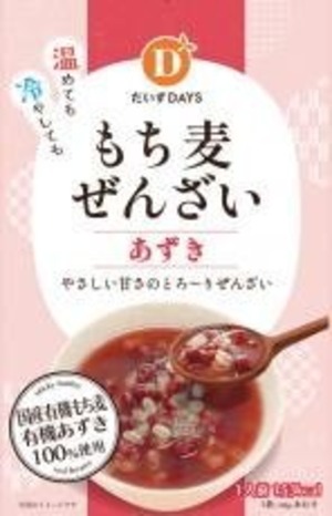 あずきもち麦ぜんざい １４０ｇ　だいずデイズ
