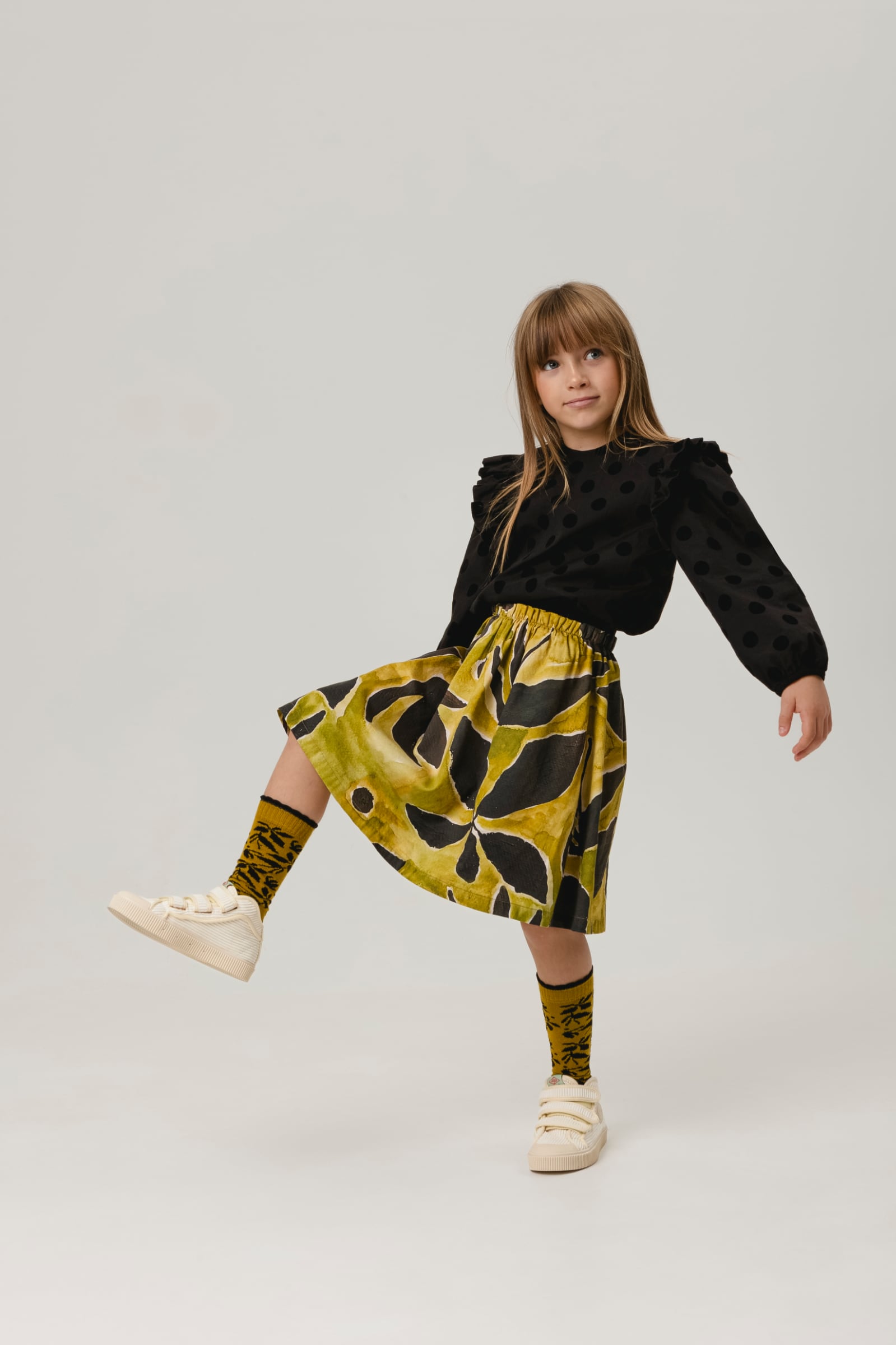 【25AW】wolf&rita(ウルフアンドリタ)SILVINA TULPAN(2y/4y/6y/8y/10y/12y)スカート チューリップ