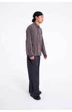UNDERMINE Curved Placket Tencel Shirt