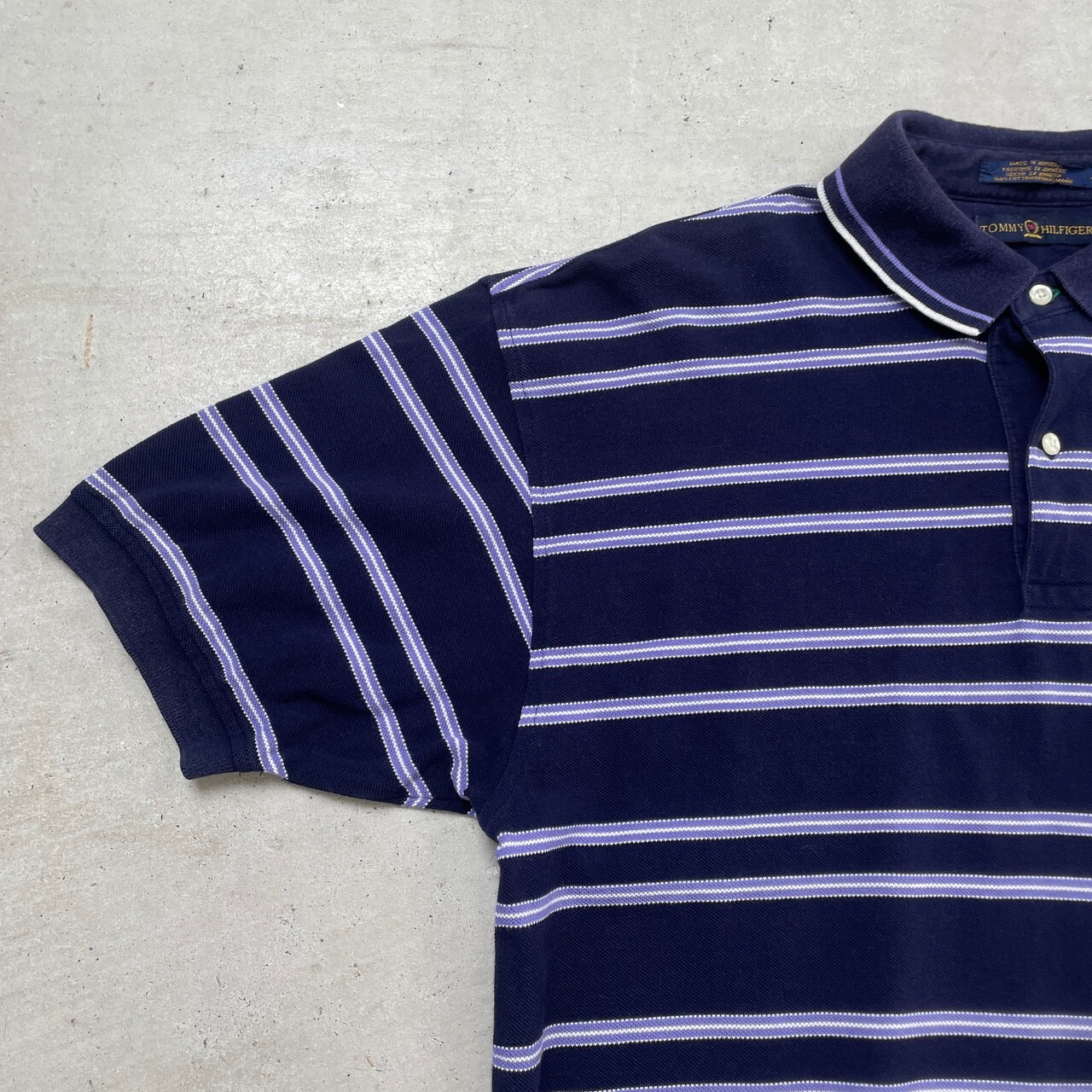90年代 TOMMY HILFIGER GOLF トミーヒルフィガー ボーダー ポロシャツ 