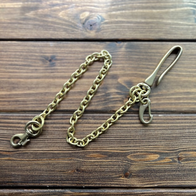 【Wallet Chain Brass 細丸小判】