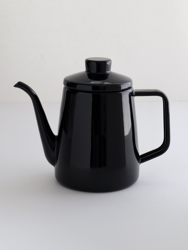 【数量限定セール】 ホーロー ブラック ドリップポット1L / 【Limited Quantity SALE】 Enamel Black Drip Pot 1L