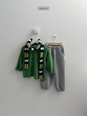 〖取寄〗韓国子供服 / 26winter / Digreen / チェリーストライプジョガーパンツ / キッズ / 冬服 *S~2XL*