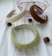 【取寄】CHIP ボンボンヘアバンド|秋服|韓国子供服|26/AT