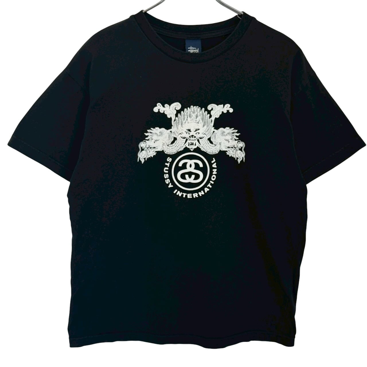 Ａ*Ａ様 00s OLD STUSSY SAW×FUTIC シャネルロゴ　鬼フェ stussy ステューシー Tシャツ M センターロゴ ドラゴン シャネルロゴ