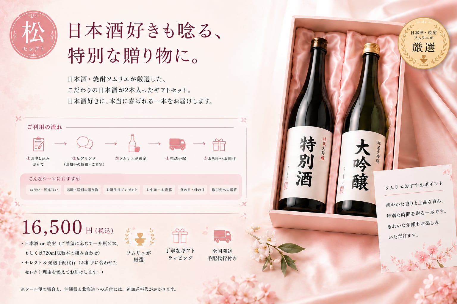 和酒ギフトコンシェルジュ【松セレクト】