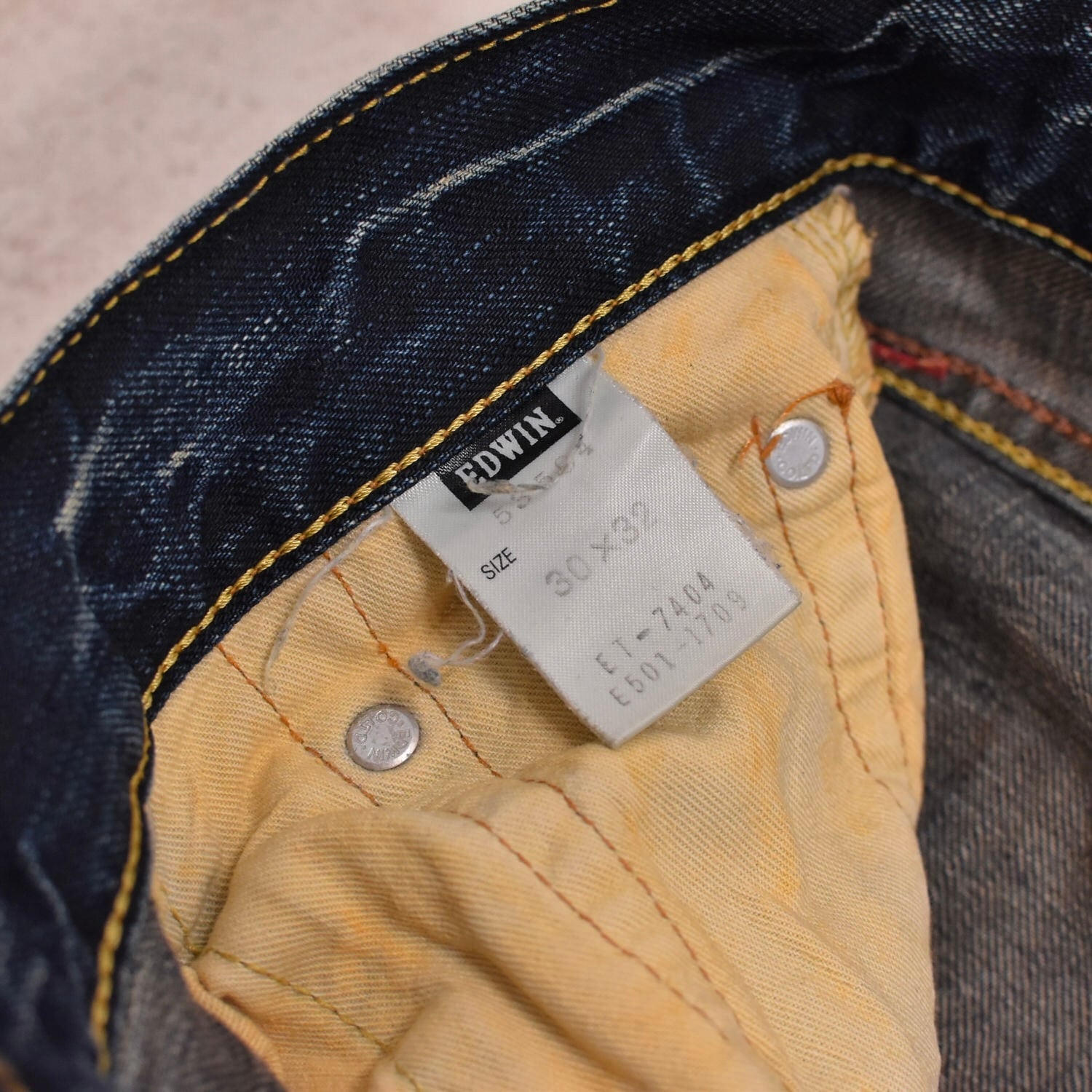 EDWIN 504 rock vintage model denim pants | 古着屋 grin days