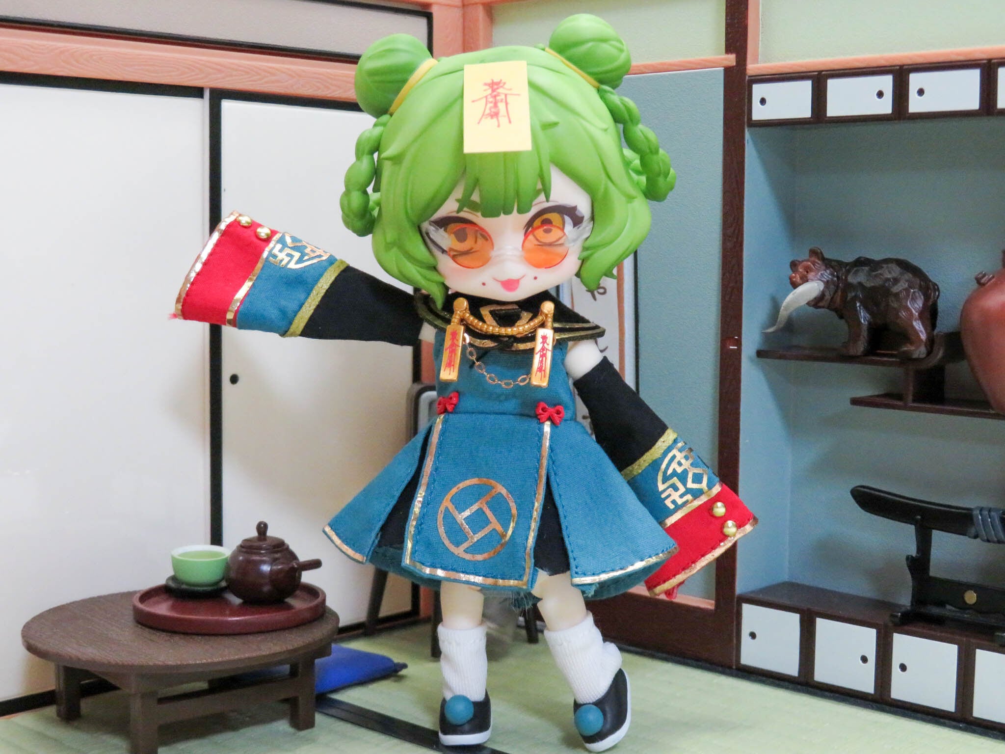 再入荷 ねんどろいどどーる 中華風 キョンシー双子 ジンジャー