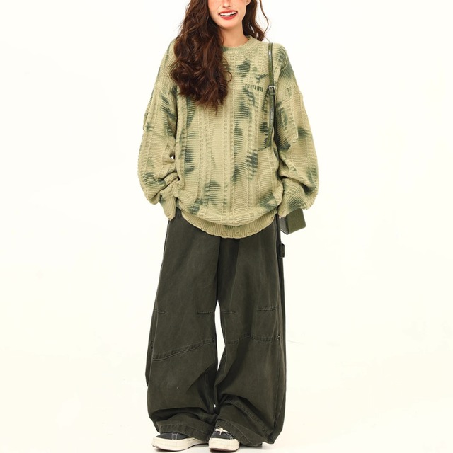 tie-dye design color knit　タイダイデザインカラーニット　J1512