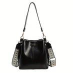 レディースバック ４色 ブラック コーヒー ショルダーバック かわいい カバン エレガント 無地 ポケット付