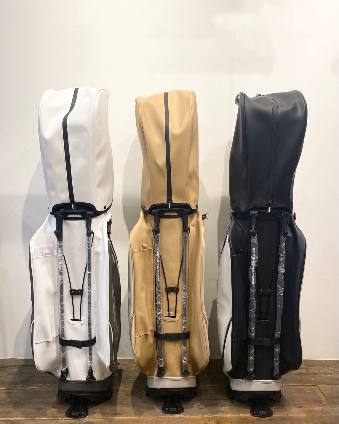 TFW49】LEATER CADDIE BAG | Sandy GOLF