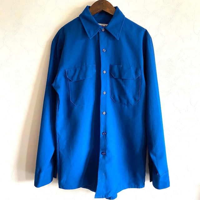 made in usa   90swork wear corp work long sleeve shirt{アメリカ製 90s ワークウェアー　コーポレーション　長袖　シャツ　古着　メンズ}ユニセックス