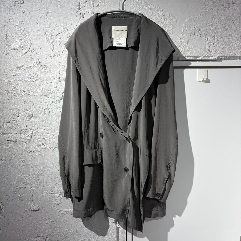ジャケット・アウター STEPHAN SCHNEIDER Hooded Double Coat STEPHAN SCHNEIDER ステファンシュナイダー Hooded Double-Breasted
