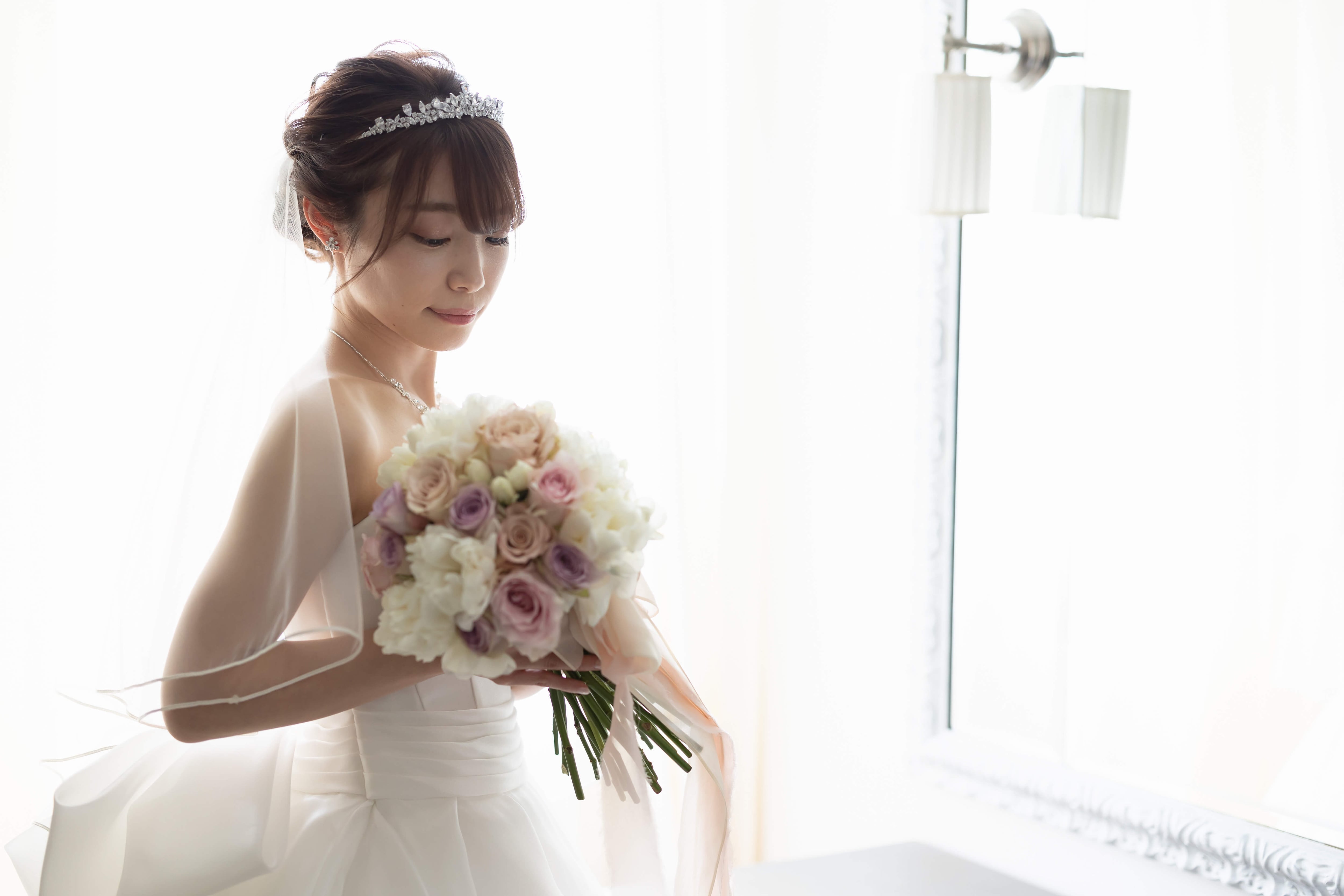 ウェディングティアラ キュービックジルコニア(BC-T12)｜ウェディング