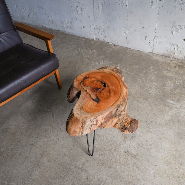 欅の輪切り コーヒーテーブル（高さ・カラー変更無料）