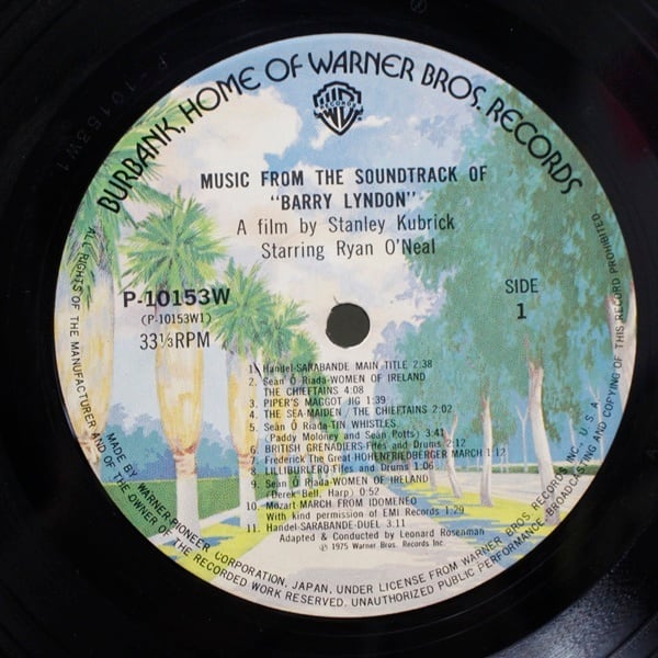 Various / Barry Lyndon (Music From The Soundtrack) [P-10153W] - 画像3
