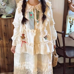 フロントパッチワークレースベスト ・10290 フロントパッチワークレースベスト ・10290