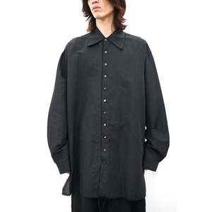 [kujaku] (クジャク) 2024SS S-767 / oversize shirt (black)