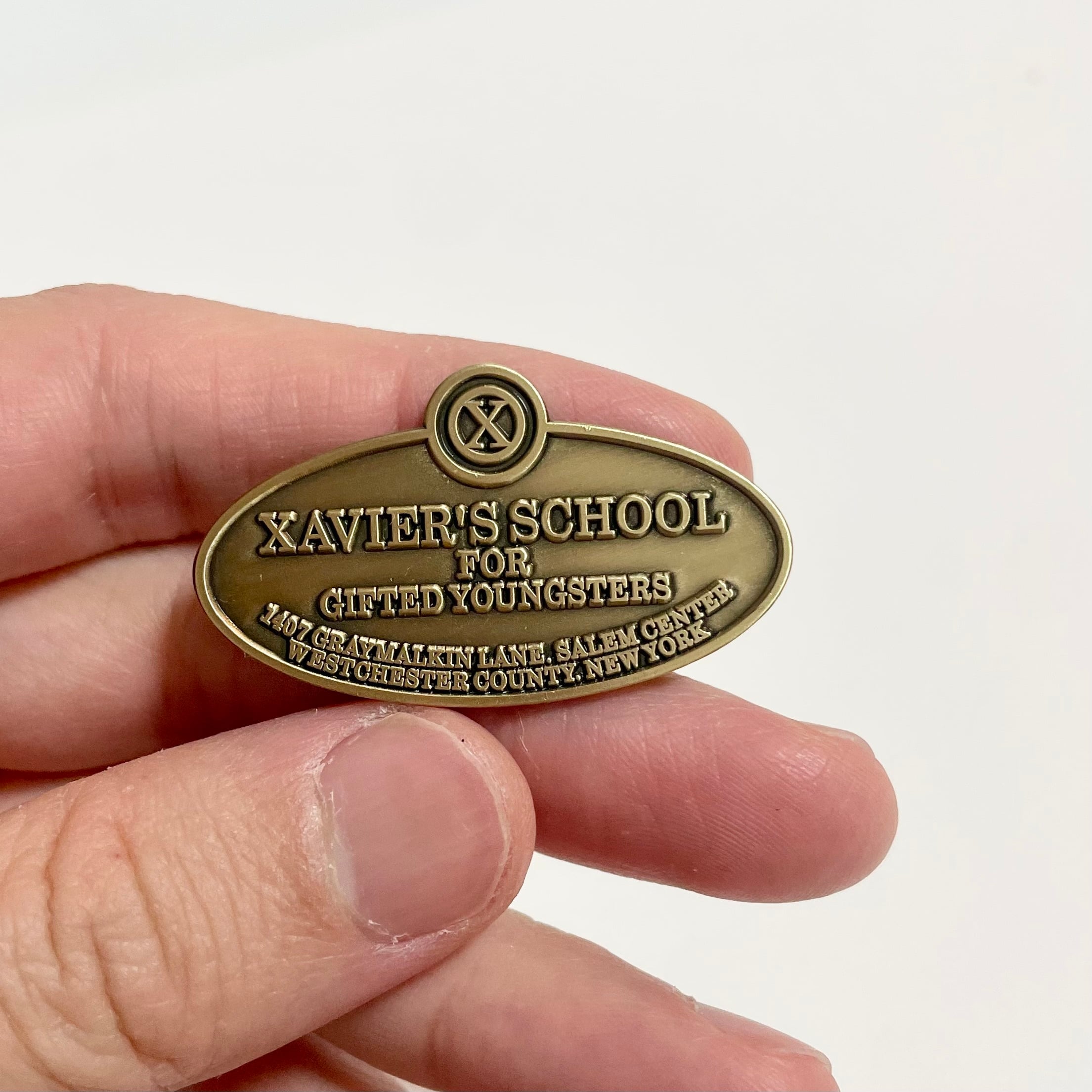 X-MEN Xavier's School for Gifted Youngsters ピンバッジ エグゼビア